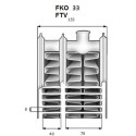 Радиатор нижней подачи KERMI FTV 33 x 500 x 1200