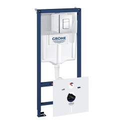 Подводной каркас унитаза GROHE Rapid SL 5 в 1 с хромированным клавишем