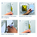 GROHE Rapid SL 6 in 1 concealed toilet frame with chrome button
