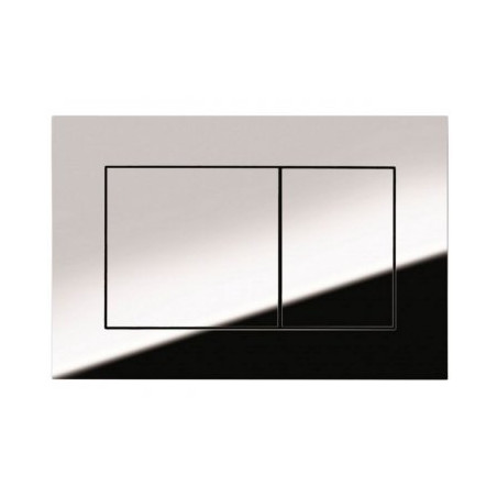 TECEnow water drainage plate, chrome-plated, shiny