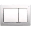 TECEbase water drainage plate, chrome-plated, shiny