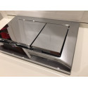 TECEbase water drainage plate, chrome-plated, shiny