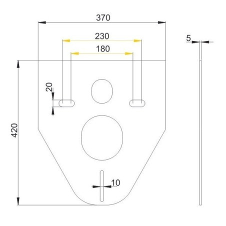 ALCAPLAST M91 Hydro-insulating noise reduction gasket