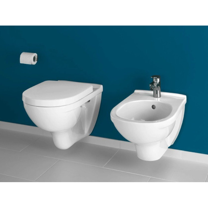 Подвесной унитаз VILLEROY & BOCH O.Novo с медленно опускающейся крышкой