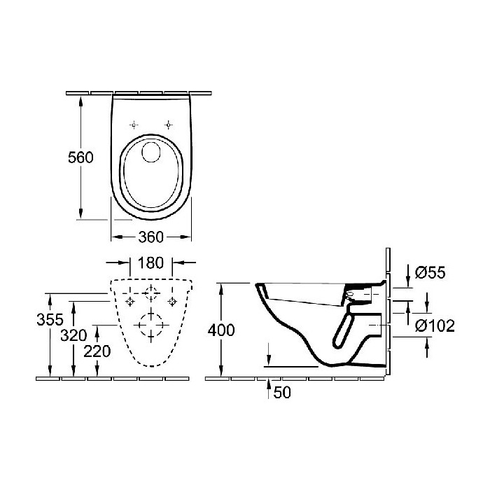 Potinkinis tualeta rāmis GROHE Rapid SL 4 in 1 + piekārtais tualets VILLEROY & BOCH O.Novo ar soft-close vāku