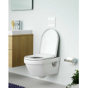 Hanging toilet Gustavsberg hygienic water flush from the TECE concealed frame 4 in 1 set