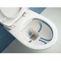 GUSTAVSBERG wall-mounted toilet hygienic flush from the Geberit 4 in 1 concealed frame set
