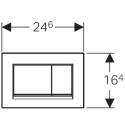 GUSTAVSBERG wall-mounted toilet hygienic flush from the Geberit 4 in 1 concealed frame set