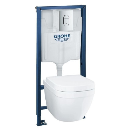 Potinkamā rāmja un piekārtojamā WC komplekts GROHE Euro Ceramic Solido 5 in 1, 39536000