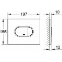 WC water flush button GROHE Arena Cosmopolitan, chrome-plated