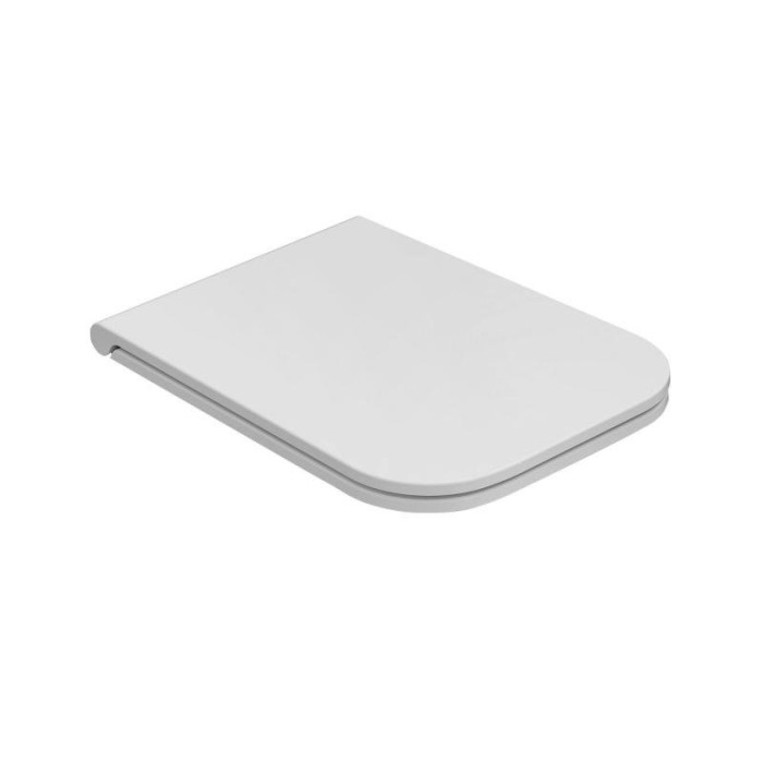 Hanging toilet bowl GLOBO with Rimless technology and a thin slow-close lid