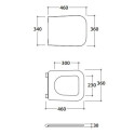 Pakabināms WC pods GLOBO ar Rimless tehnoloģiju un plānu lēni aizveramu vāku