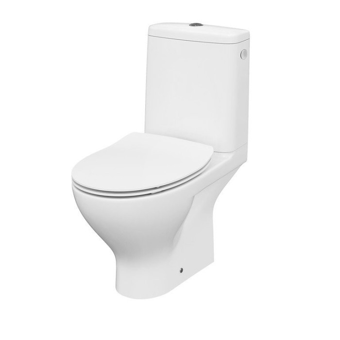 Устанавливаемый унитаз CERSANIT Moduo Clean On с медленно опускающейся крышкой