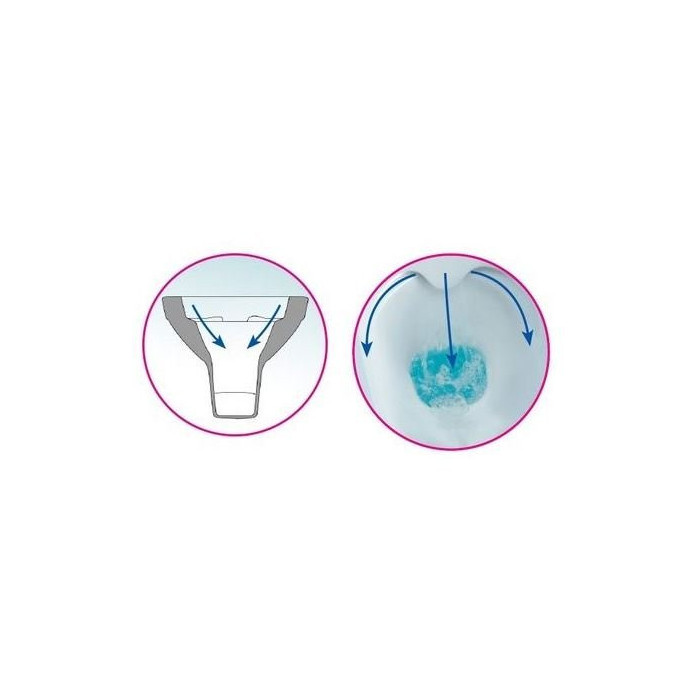 CERSANIT City Clean On toilet with a slow-closing SLIM lid