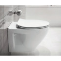 Hanging WC bowl CERSANIT Moduo with Rimless technology and a thin slow-close lid