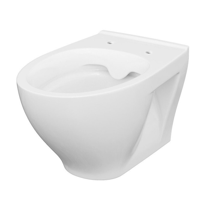 Hanging WC bowl CERSANIT Moduo with Rimless technology and a thin slow-close lid
