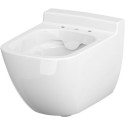 Pakabināms WC pods CERSANIT Caspia ar CleanOn tehnoloģiju un plānu lēni veramu vāku