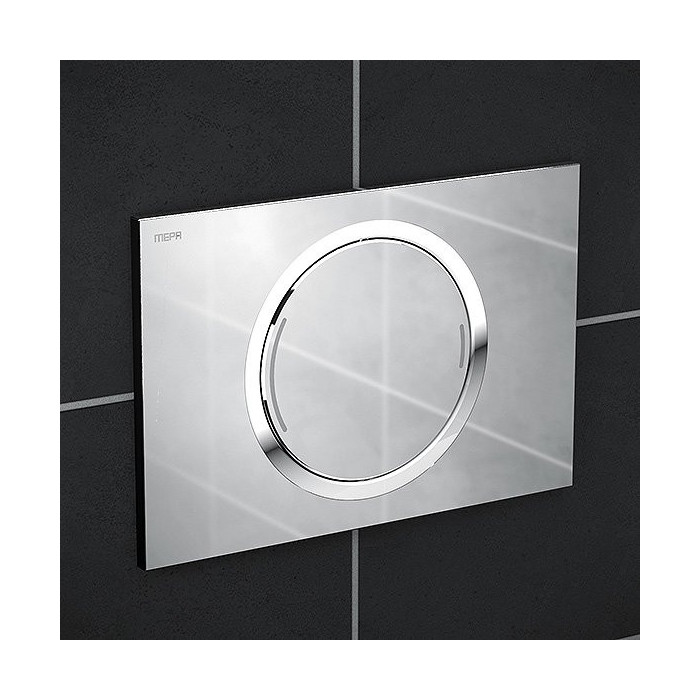 Built-in toilet frame MEPA VeraVIT 6 in 1, chrome + wall-mounted toilet CERSANIT City Oval