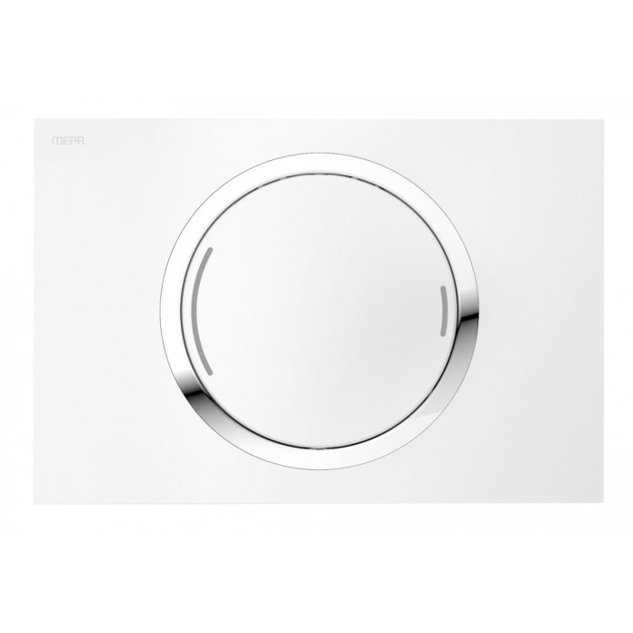 Built-in toilet frame MEPA VeraVIT 6 in 1, white + wall-mounted toilet CERSANIT City Oval