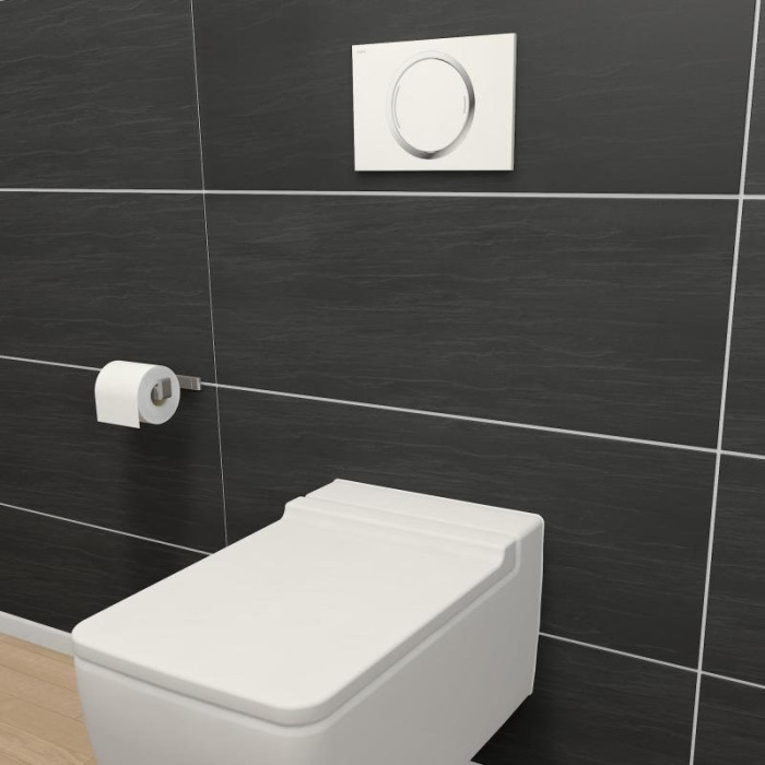 Подвесной каркас унитаза MEPA VeraVIT 6 в 1, белый + подвесной унитаз CERSANIT City Oval