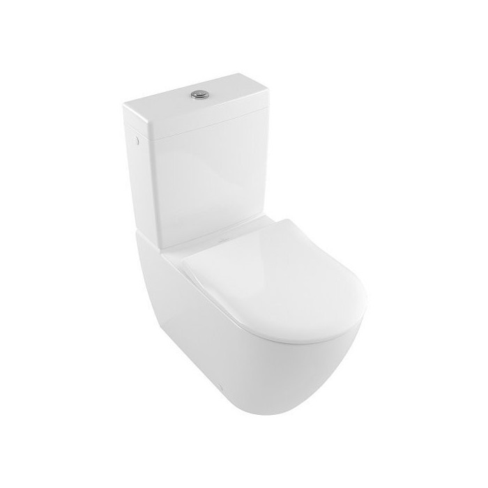 VILLEROY & BOCH Subway 2.0 Direct Flush wall-mounted toilet with Soft Close seat