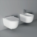 Hanging toilet ALICE CERAMICA Unica Rimless 50 x 35 cm with Slim Slow close seat