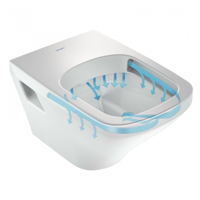 Pakabināms tualetes pods DURAVIT DuraStyle Rimless ar lēnām aizveramu vāku