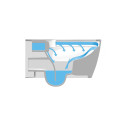 Подвесной унитаз DURAVIT DuraStyle Rimless с медленно закрывающейся крышкой