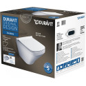 Подвесной унитаз DURAVIT DuraStyle Rimless с медленно закрывающейся крышкой