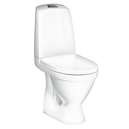 Uzstādāms tualetes pods GUSTAVSBERG Nautic 1510 C+ Hygienic Flush ar mīksto aizvēršanas vāku