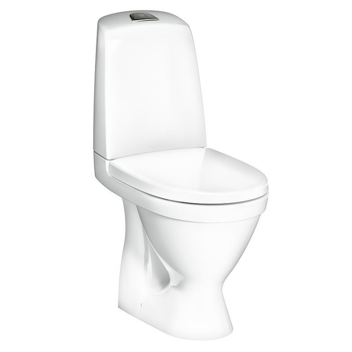 Uzstādāms tualetes pods GUSTAVSBERG Nautic 1510 C+ Hygienic Flush ar mīksto aizvēršanas vāku