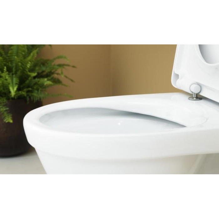 GUSTAVSBERG Nautic 1510 C+ Hygienic Flush toilet with soft close seat