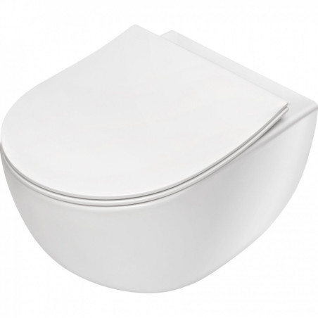 Pakabināms tualetes pods DEANTE Peonia Rimless ar Slim Slow close vāku