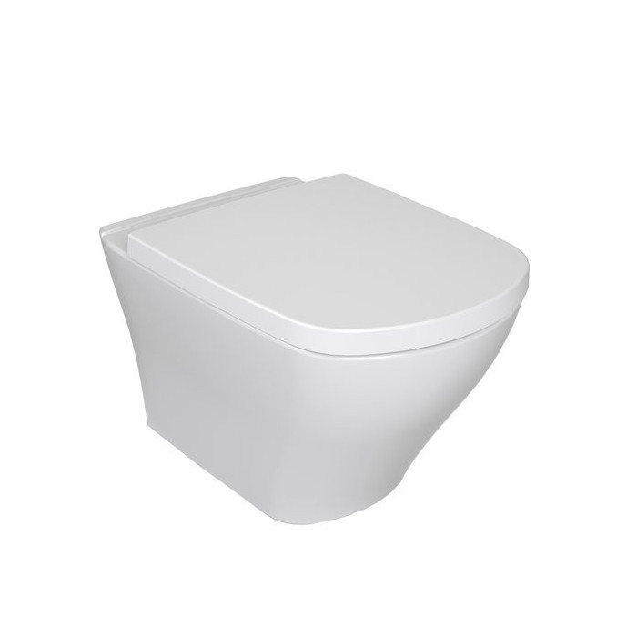 Pakabināms WC pods RAVAK Classic RimOff ar vāku Classic soft close