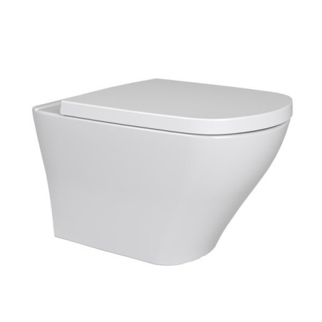Pakabināms WC pods RAVAK Classic RimOff ar vāku Classic soft close