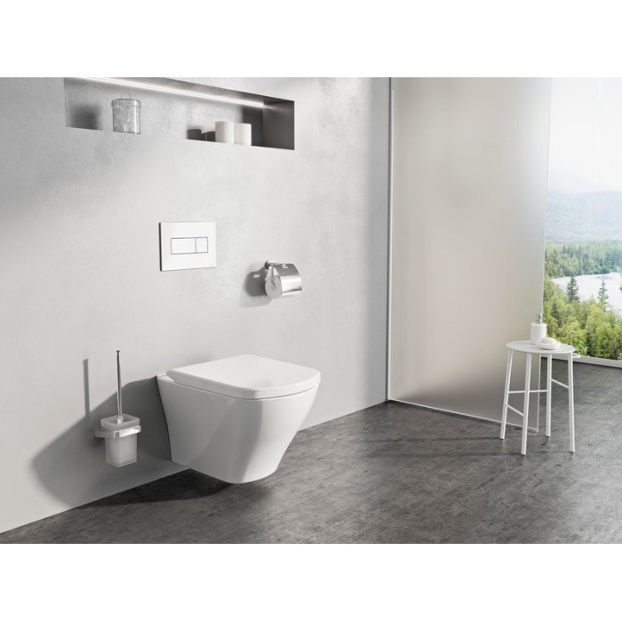 Pakabināms WC pods RAVAK Classic RimOff ar vāku Classic soft close