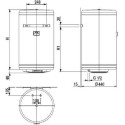 Комбинированный водонагреватель BAXI Extra SV 510TD, 100 л правое подключение