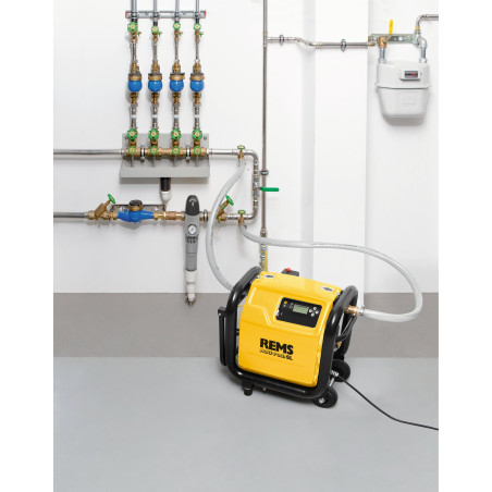 Electronic washing and pressure testing unit with oil-free compressor REMS Multi-Push