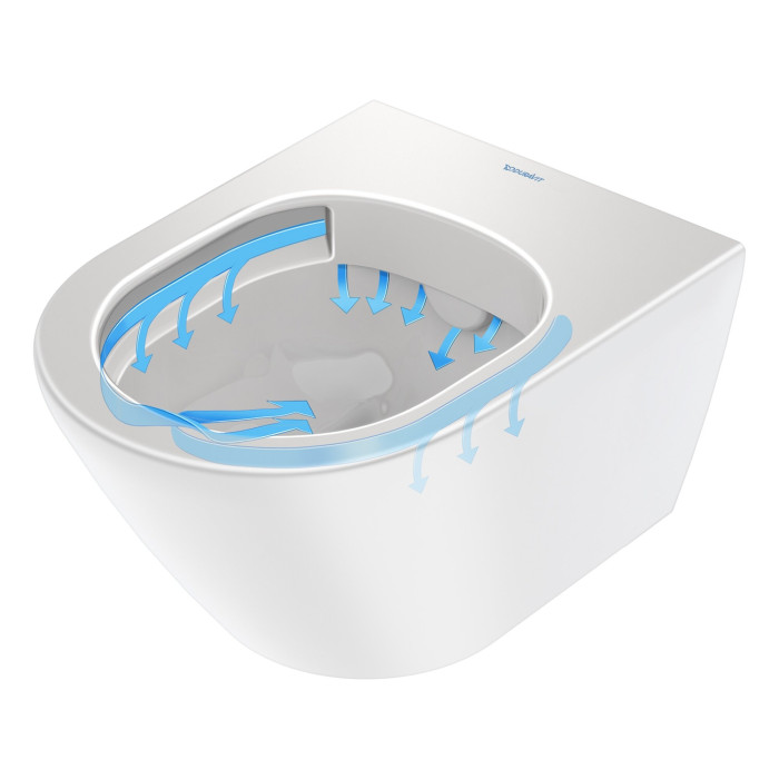Pakabināms tualetes pods DURAVIT D-Neo Rimless ar Soft close vāku