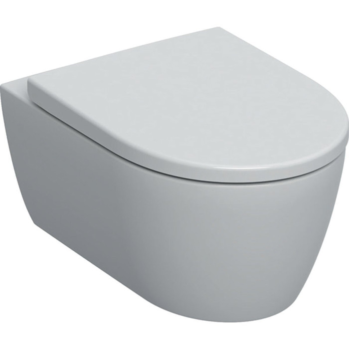Hanging unit GEBERIT iCon Rimless seat from the QR/SC collection, white