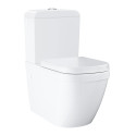 Uzstādāms tualetes pods GROHE Euro Ceramic Rimless (Triple Vortex) ar mīksto aizvēršanas vāku, apakšējā pieslēgšana