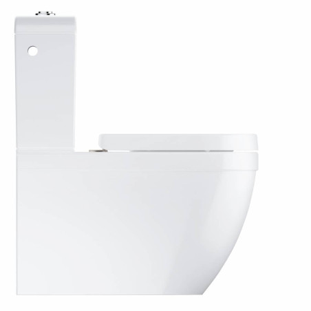 Uzstādāms tualetes pods GROHE Euro Ceramic Rimless (Triple Vortex) ar mīksto aizvēršanas vāku, apakšējā pieslēgšana