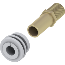 Peeing connection part with rubber gasket TECEprofil, 9820055