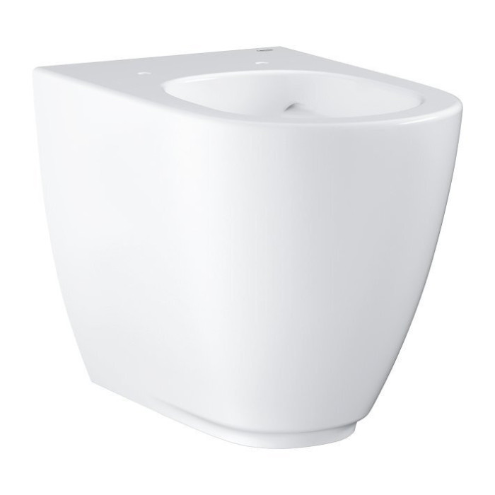 Introducing the GROHE Essence toilet with a slim slow-close seat.