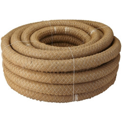 Drainage pipe with coconut fiber filter WAVIN 80 / 92 mm