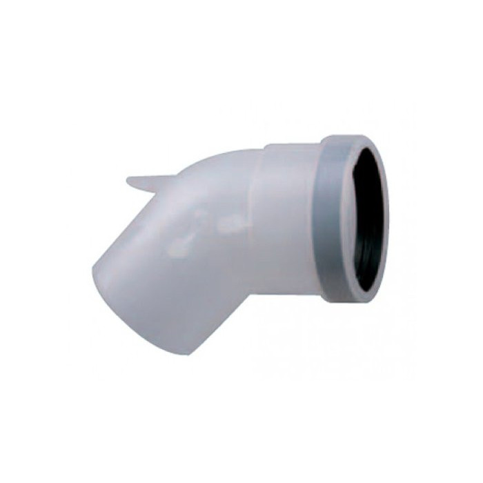 Kamino (pipe) elbow for exhaust gases discharge JUNKERS Ø 80 mm L45° AZB620