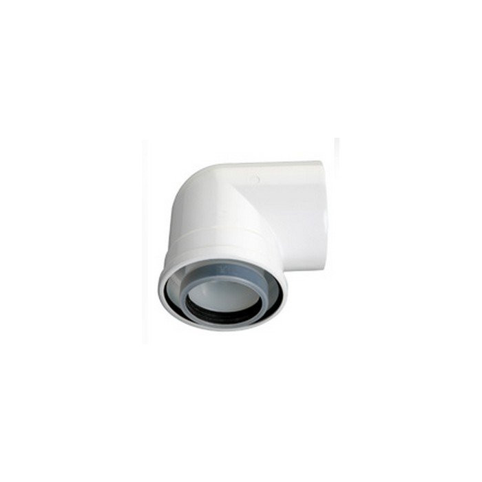 Kamino (pipe) double elbow JUNKERS Ø 80/125 mm L90°AZB607/1