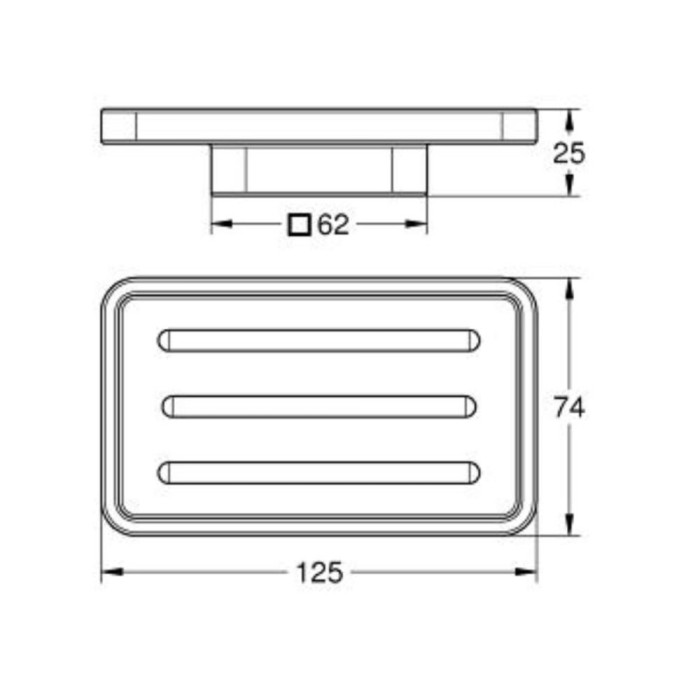 GROHE soap dish selection cube