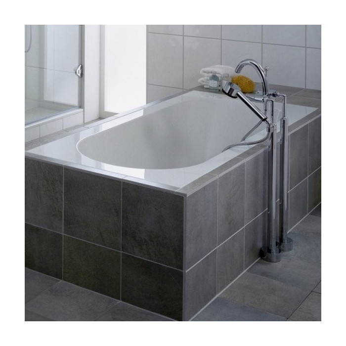 Rectangular bathtub VILLEROY & BOSH Oberon made of Quaryl material 800 x 1800 mm