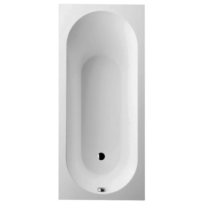 Rectangular bathtub VILLEROY & BOSH Oberon made of Quaryl material 800 x 1800 mm
